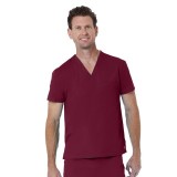 1706 Red Panda Haut Unisexe à Col en V par Maevn (Vue d'Homme)