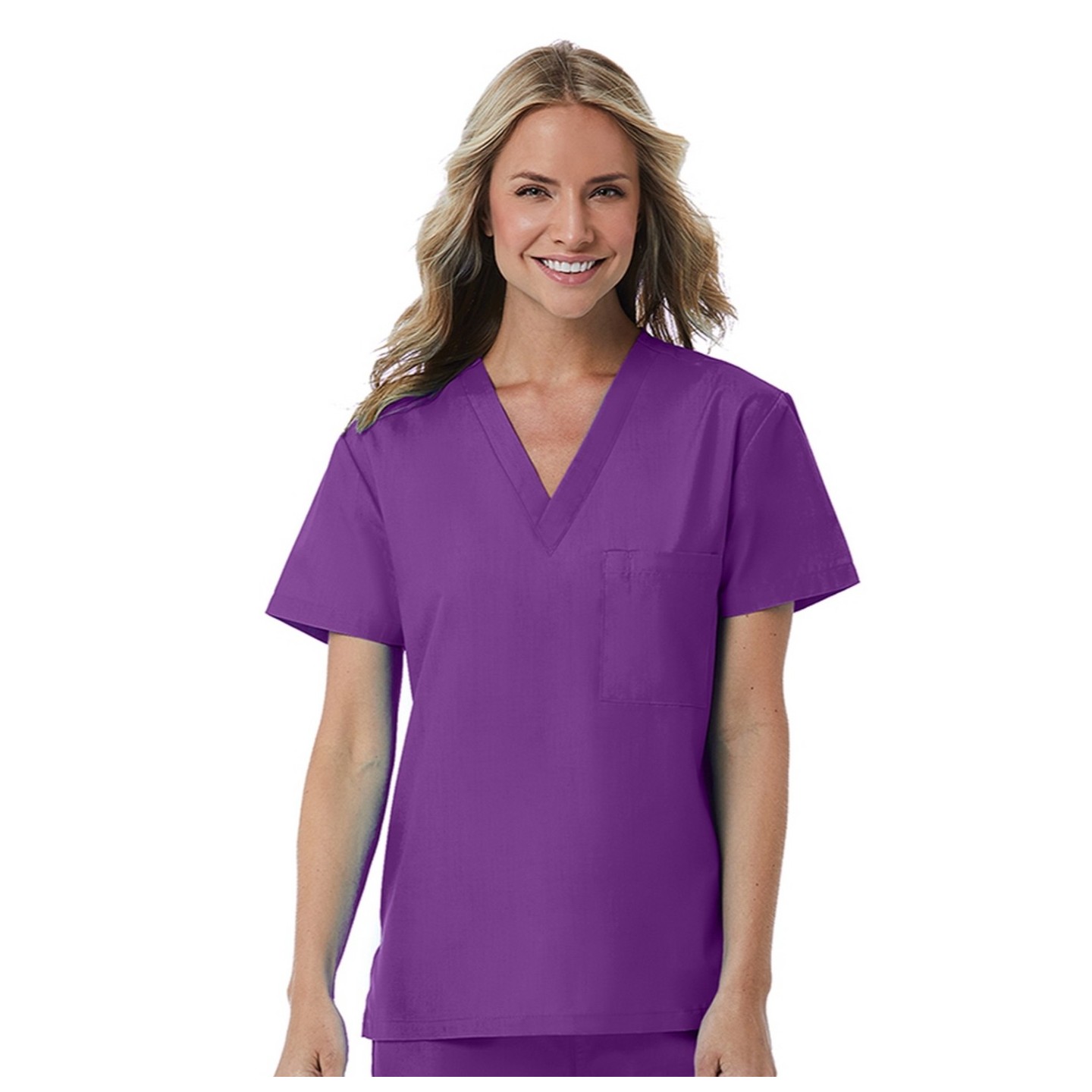 1706 Red Panda Unisex V-Neck Top by Maevn (Women's View)