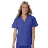 1706 Red Panda Unisex V-Neck Top by Maevn (Women's View)