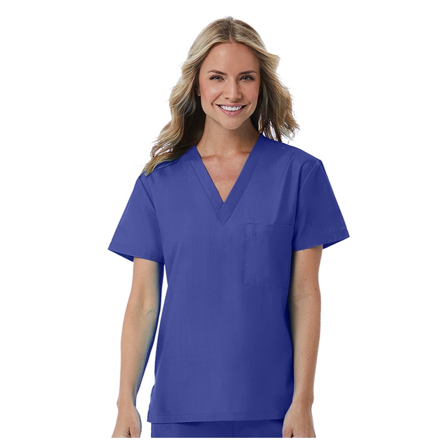 1706 Red Panda Unisex V-Neck Top by Maevn (Women's View)