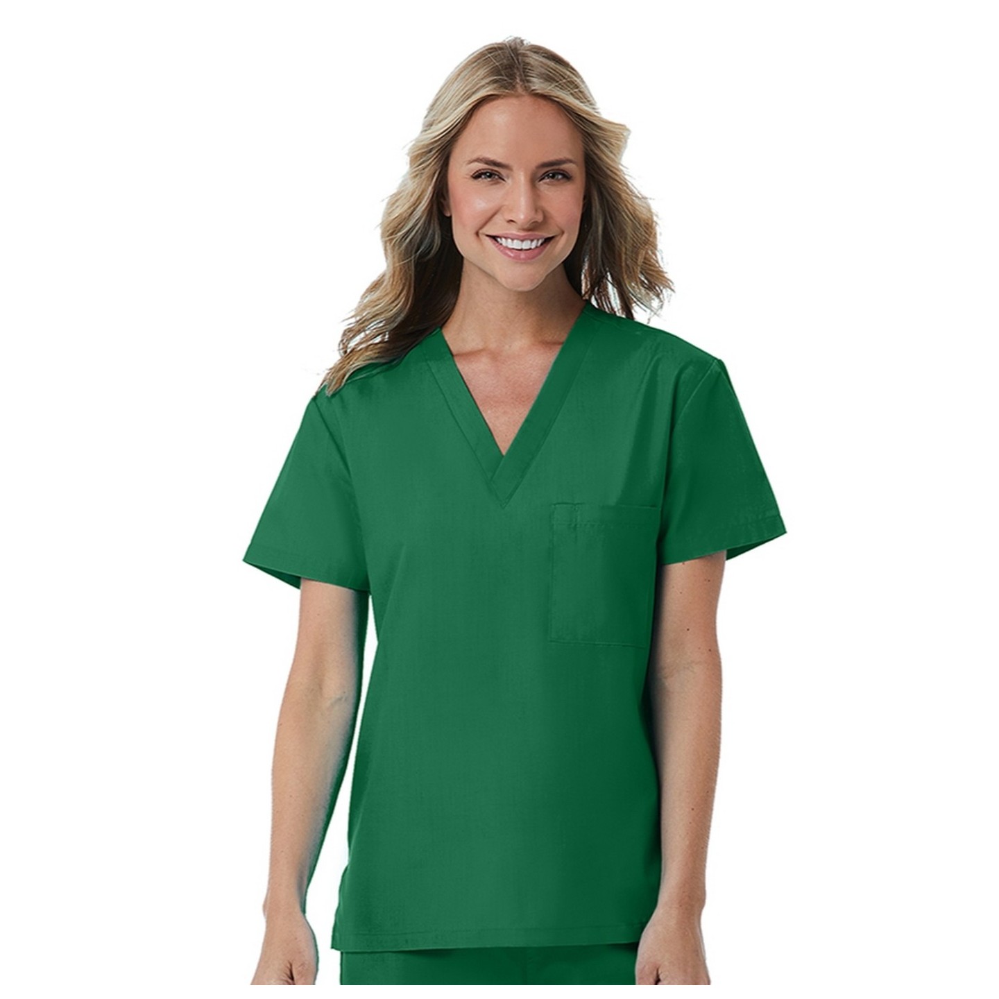 1706 Red Panda Unisex V-Neck Top by Maevn (Women's View)