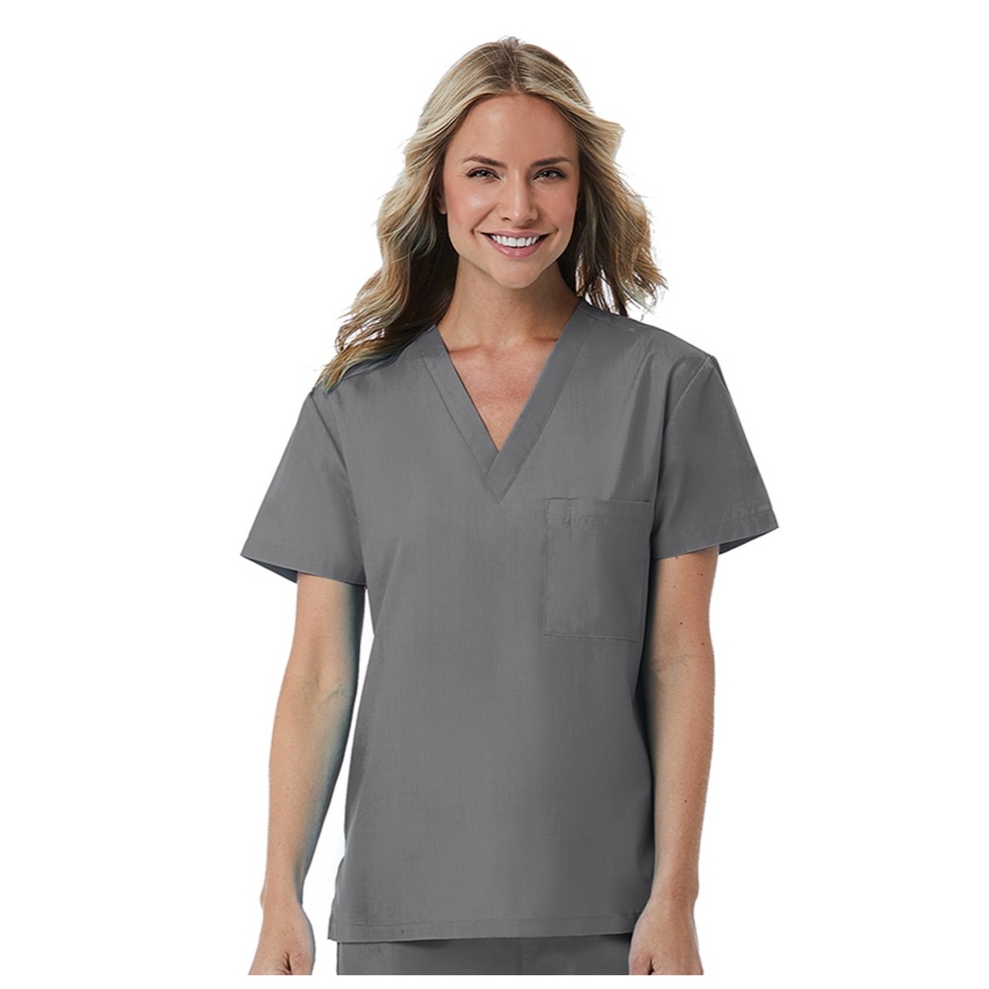 1706 Red Panda Unisex V-Neck Top by Maevn (Women's View)