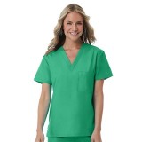 1706 Red Panda Unisex V-Neck Top by Maevn (Women's View)