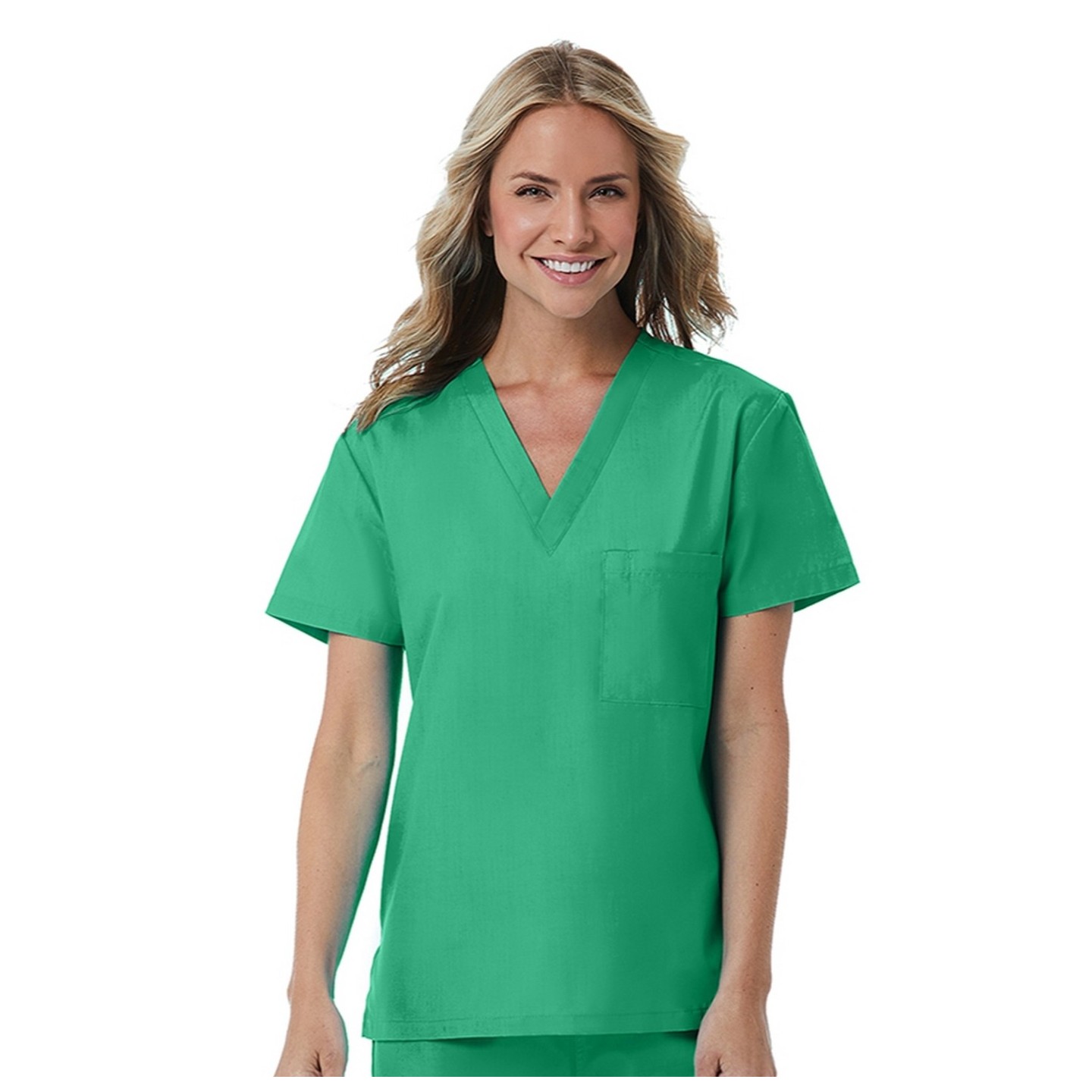 1706 Red Panda Unisex V-Neck Top by Maevn (Women's View)