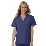 1706 Red Panda Unisex V-Neck Top by Maevn (Women's View)