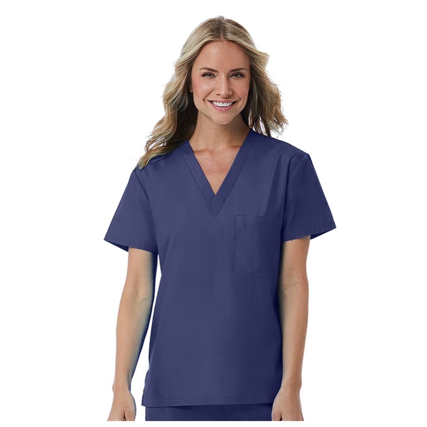 1706 Red Panda Haut Unisexe à Col en V par Maevn (Vue de Femme)