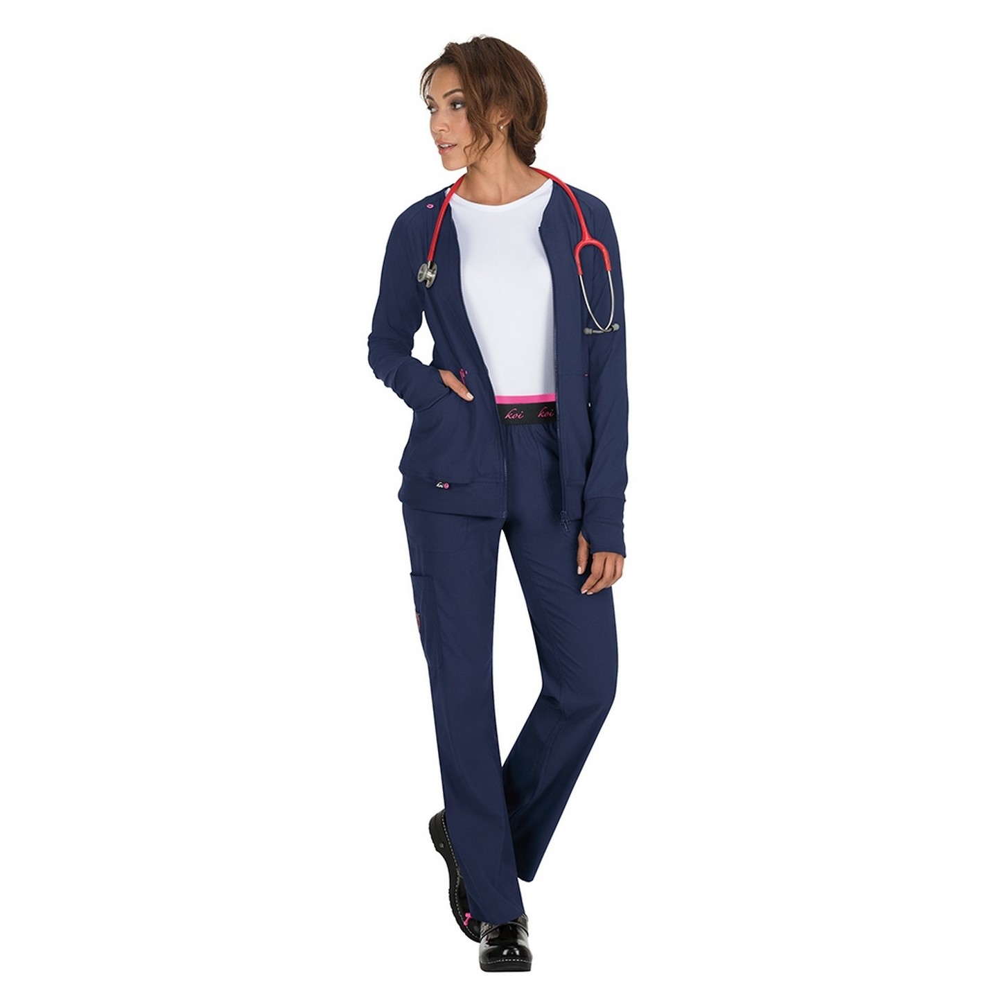 445 Koi Lite Clarity Ribbed Panel Scrub Jackets