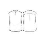 2286 Healing Hands HH360 Haut Sandy à Col Mandarin