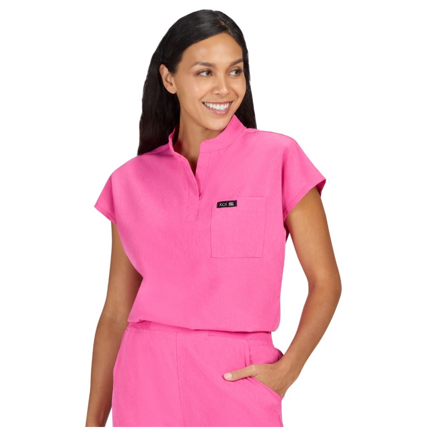 1093 koi Basics Haut Ari à Encolure Fendue 