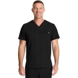 HH758 Quest Men's 1-Pocket V-Neck Scrub Top by Healing Hands