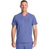 HH758 Quest Men's 1-Pocket V-Neck Scrub Top by Healing Hands