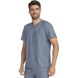 HH758 Quest Men's 1-Pocket V-Neck Scrub Top by Healing Hands