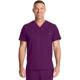 HH758 Quest Men's 1-Pocket V-Neck Scrub Top by Healing Hands