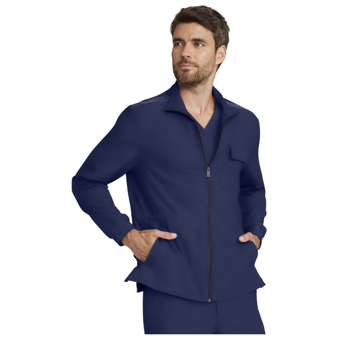 HH361 Quest Men's Austin Zip Front Utility Jacket by Healing Hands