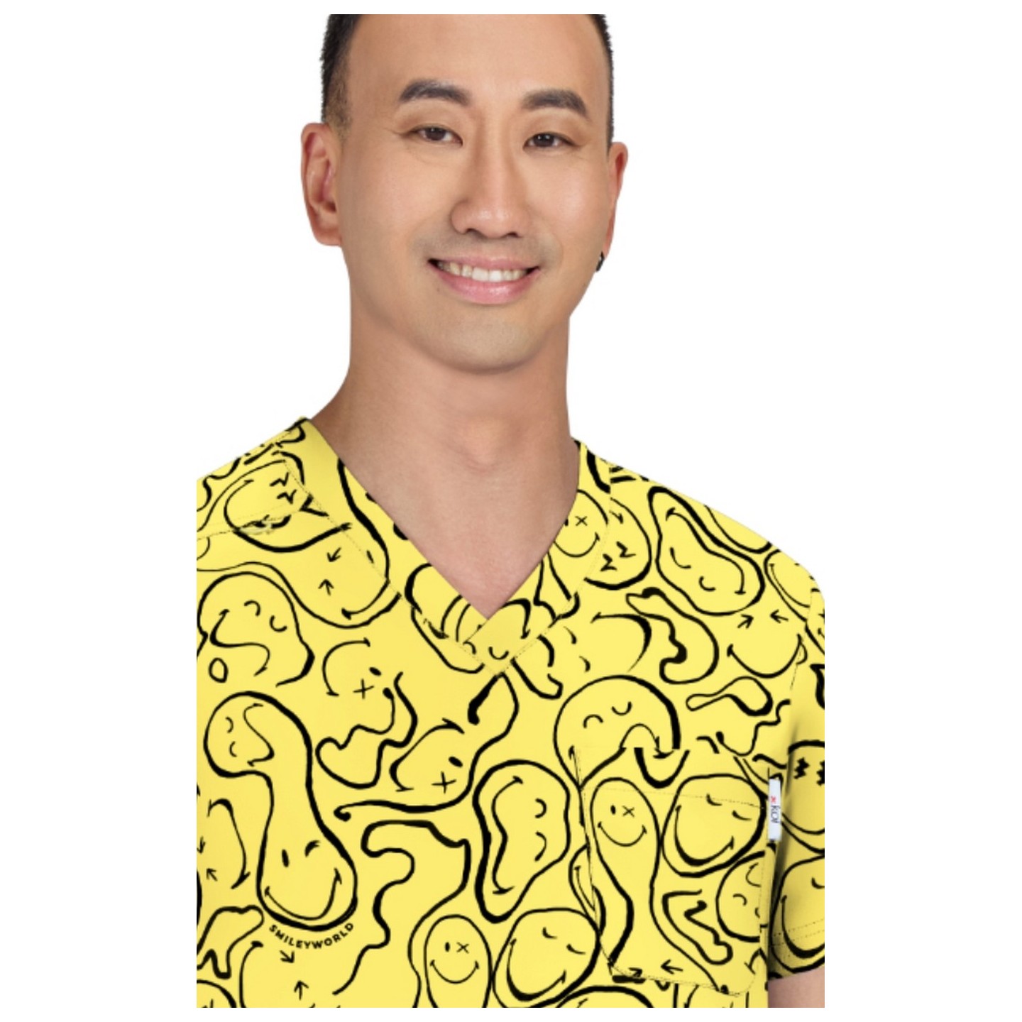 S650PR Haut Imprimer Confident pour Hommes de SmileyWorld par koi