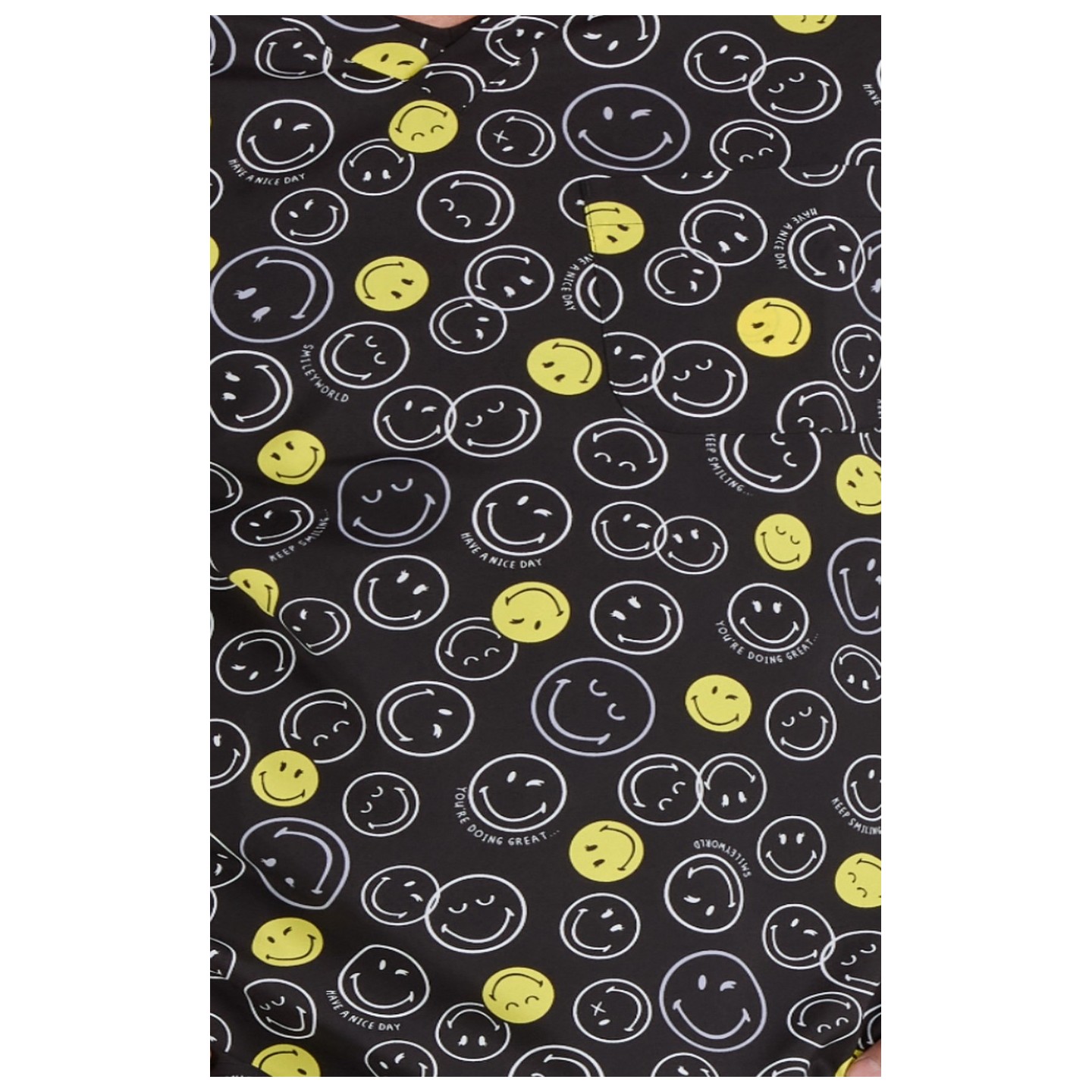 S650PR Confident Men's Print Top from SmileyWorld by koi