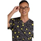 S650PR Confident Men's Print Top from SmileyWorld by koi