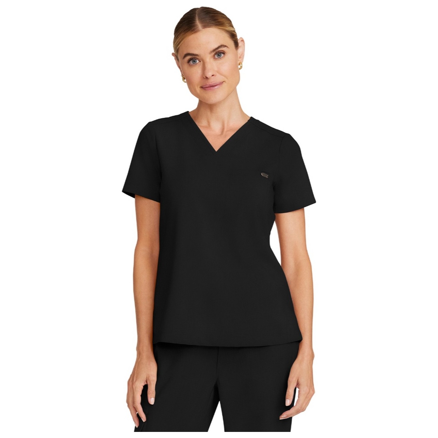HH755 Quest Billie Tuck-in V-Neck Scrub Top by Healing Hands