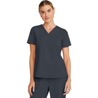 HH755 Quest Billie Tuck-in V-Neck Scrub Top by Healing Hands