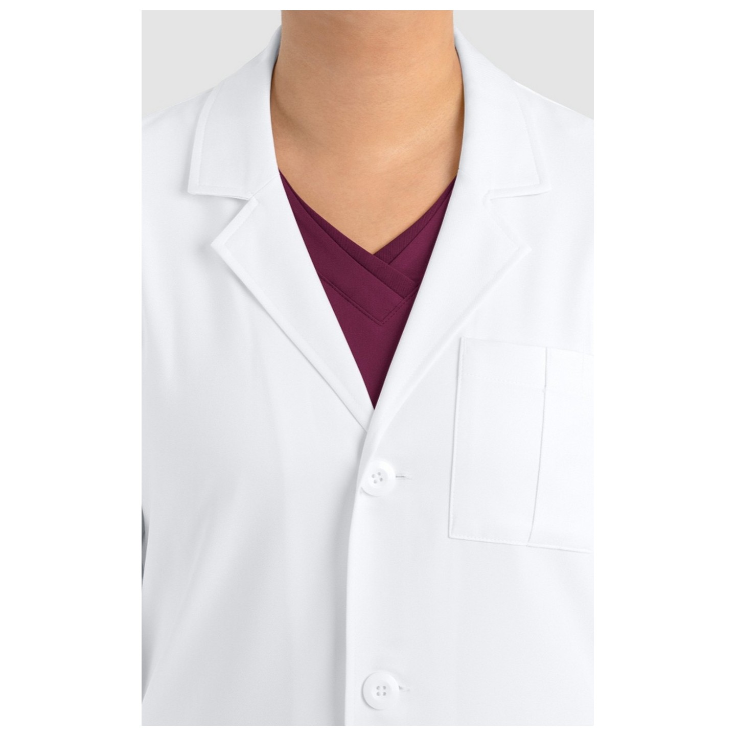 7555 Maevn Momentum Unisex Full Length Lab Coat