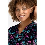 1767 Maevn V-Neck Print Top - Ombre Paws