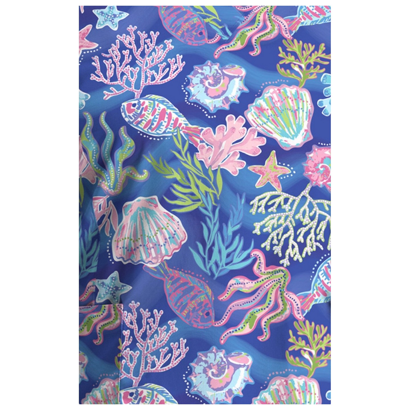 1767 Maevn V-Neck Print Top - Summer Tides