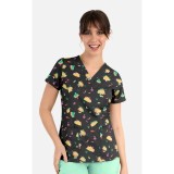 1767 Maevn V-Neck Print Top - Taco 'Bout It