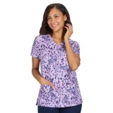 1082PR koi Lite Velora Stretch Print Top - Butterflight French Lavender
