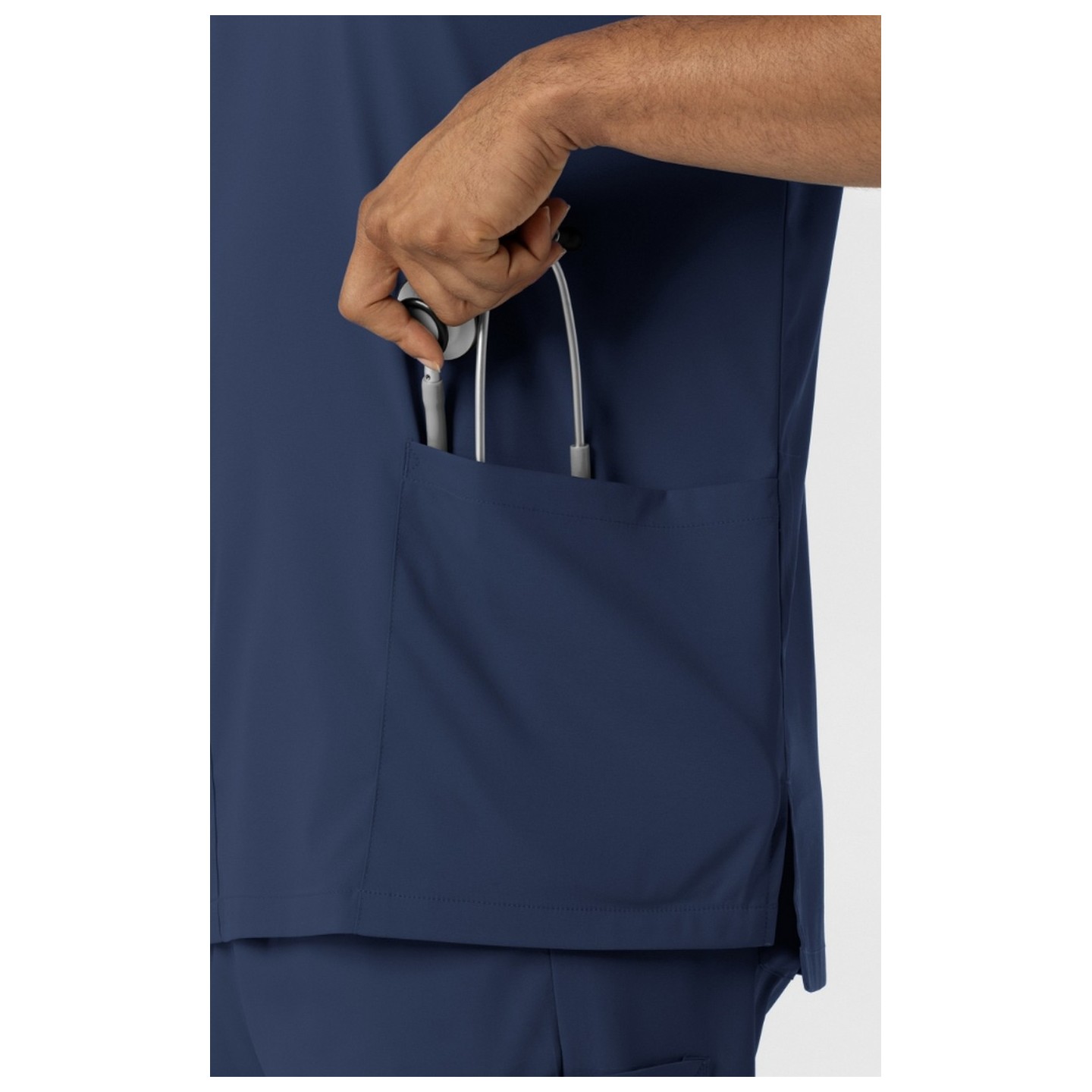 6051 Boundless Unisex V-Neck 3 Pocket Scrub Top by WINK