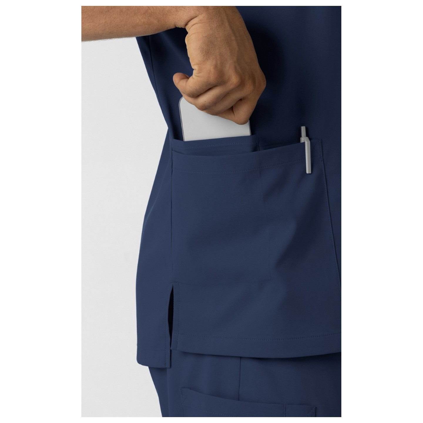 6051 Boundless Unisex V-Neck 3 Pocket Scrub Top by WINK