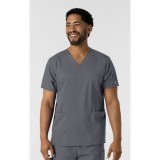 6051 Boundless Unisex V-Neck 3 Pocket Scrub Top by WINK