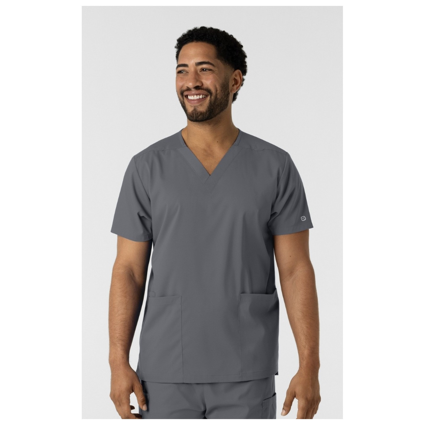 6051 Boundless Unisex V-Neck 3 Pocket Scrub Top by WINK