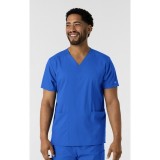 6051 Boundless Unisex V-Neck 3 Pocket Scrub Top by WINK