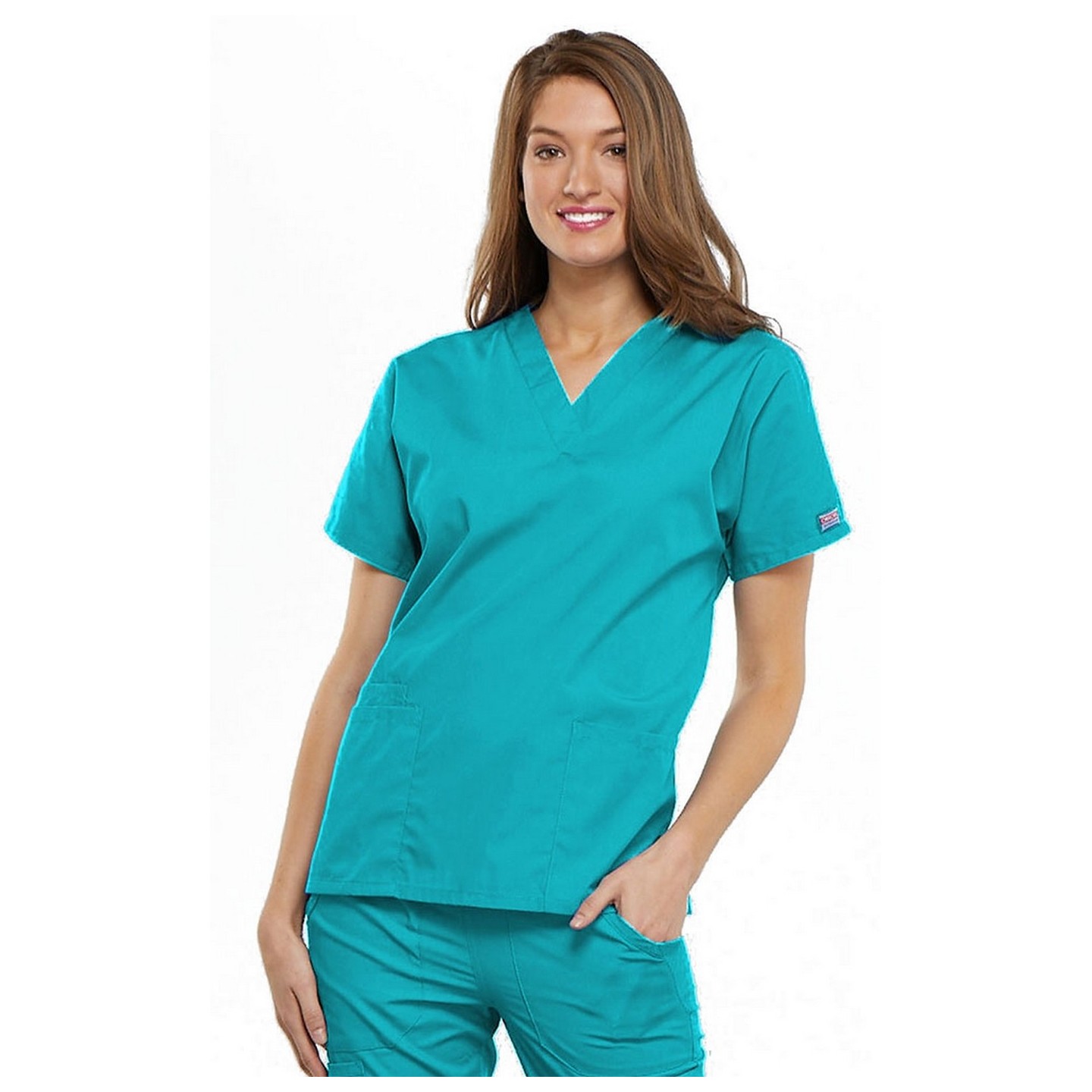 4700 Workwear Originals Haut à Col en V et Manches Dolman par Cherokee