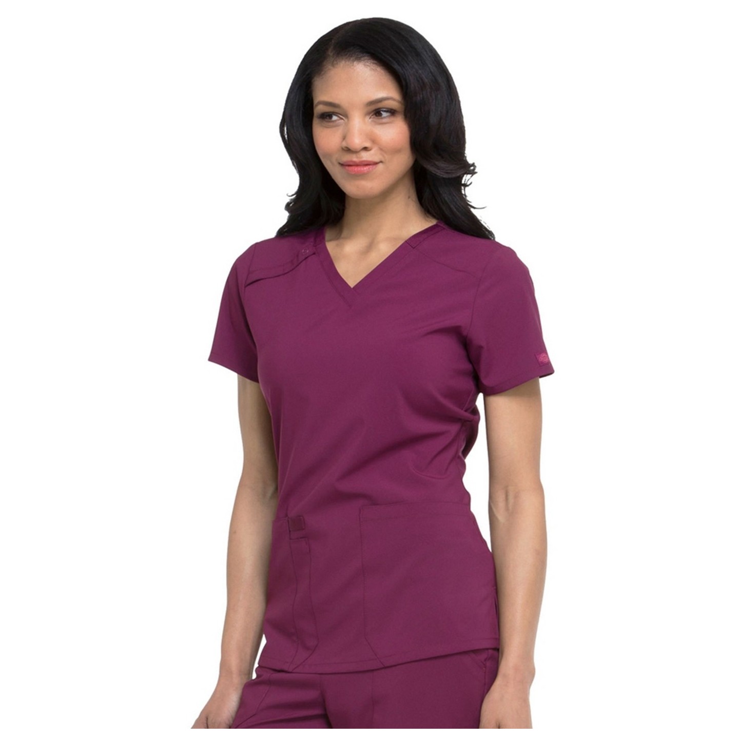 DK615 Dickies EDS Essentials 2 Pocket V-Neck Top