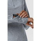 2239 Layers Haut à Col Quart-Zippée avec Manches Longues par WINK