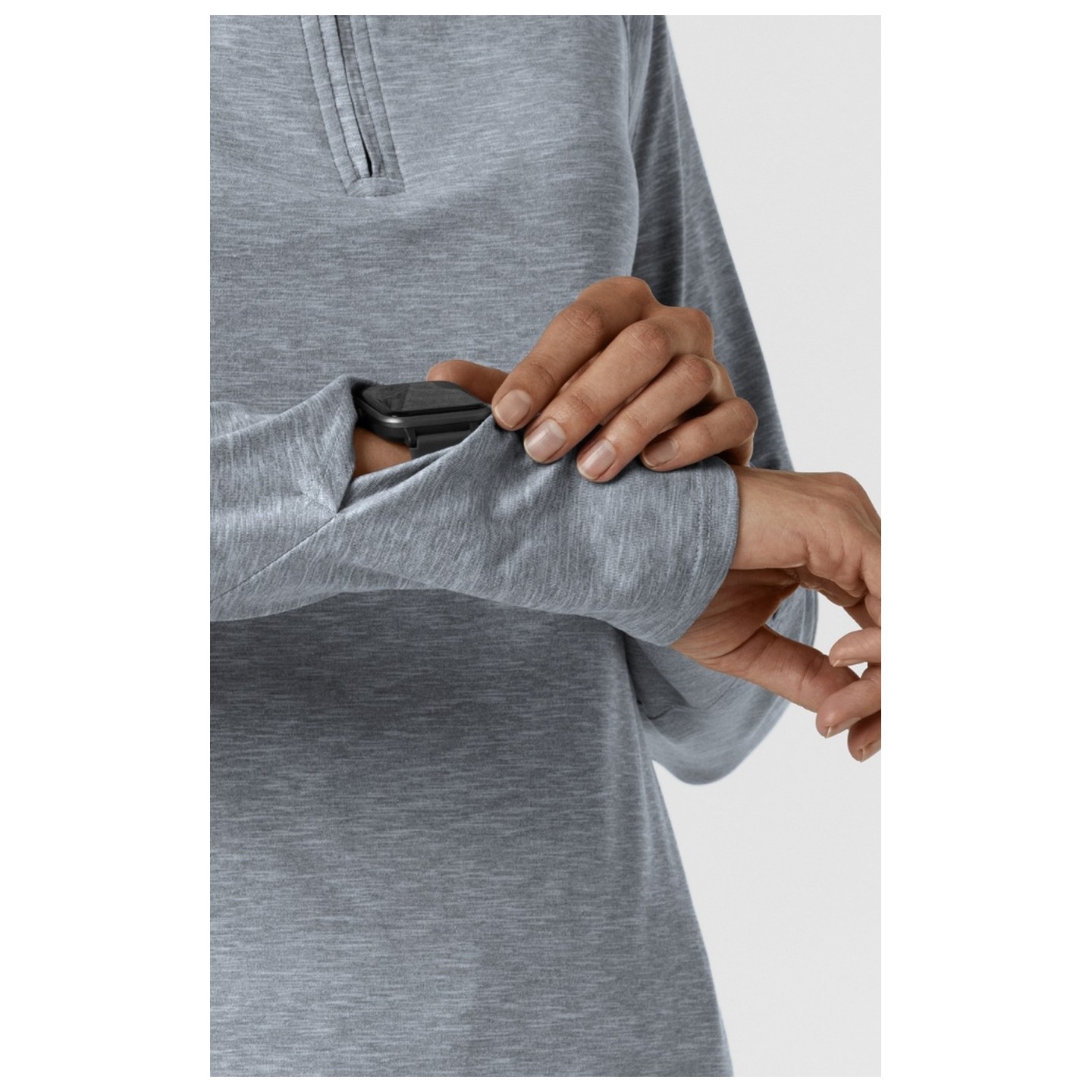 2239 Layers Quarter-Zip Long Sleeve Scrub Top by WINK