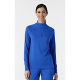 2239 Layers Quarter-Zip Long Sleeve Scrub Top by WINK