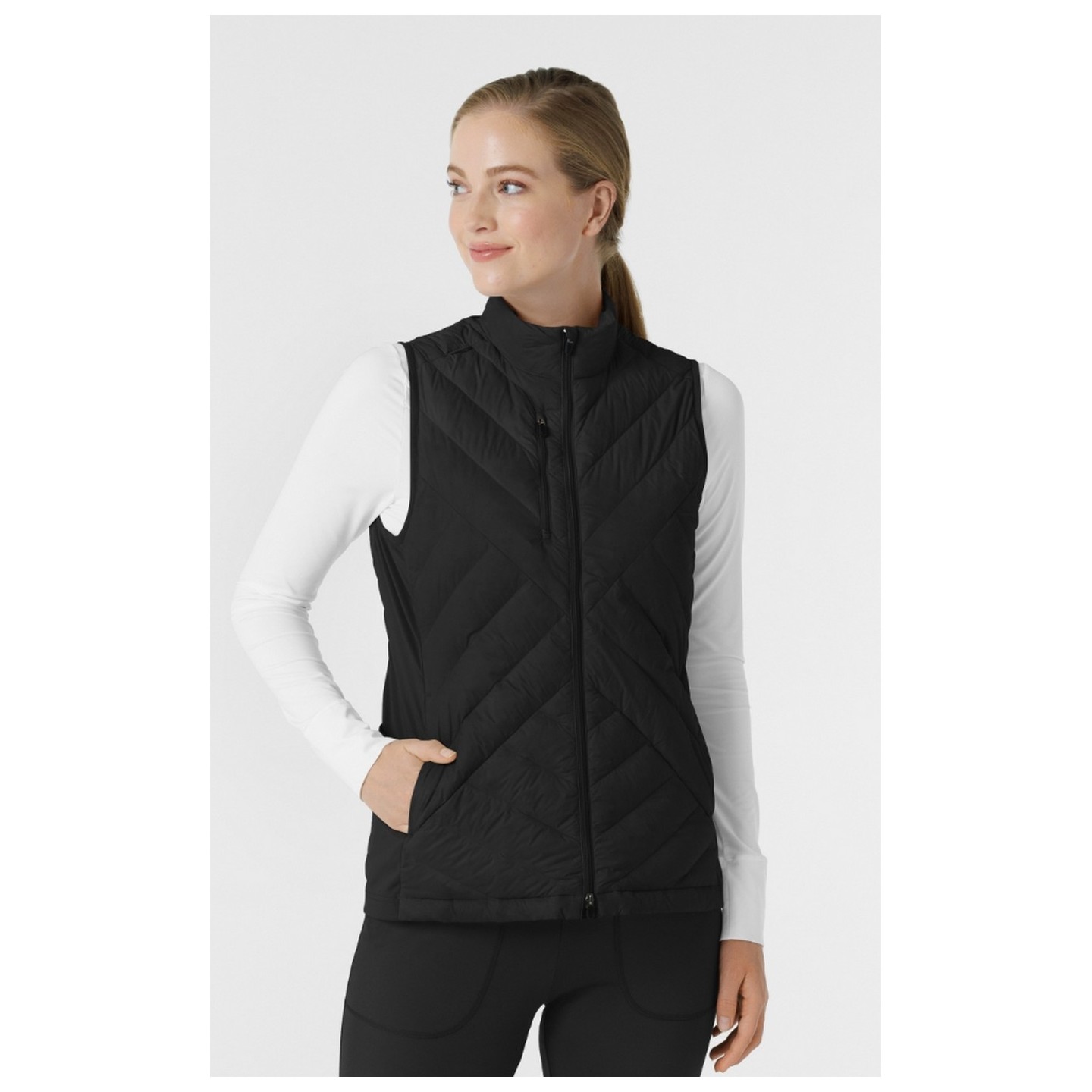 8277 Layers Gilet Bouffant Matelassé avec 6 Poches par WINK
