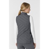 8277 Layers Quilted Puffer 6 Pocket Scrub Vest by WINK