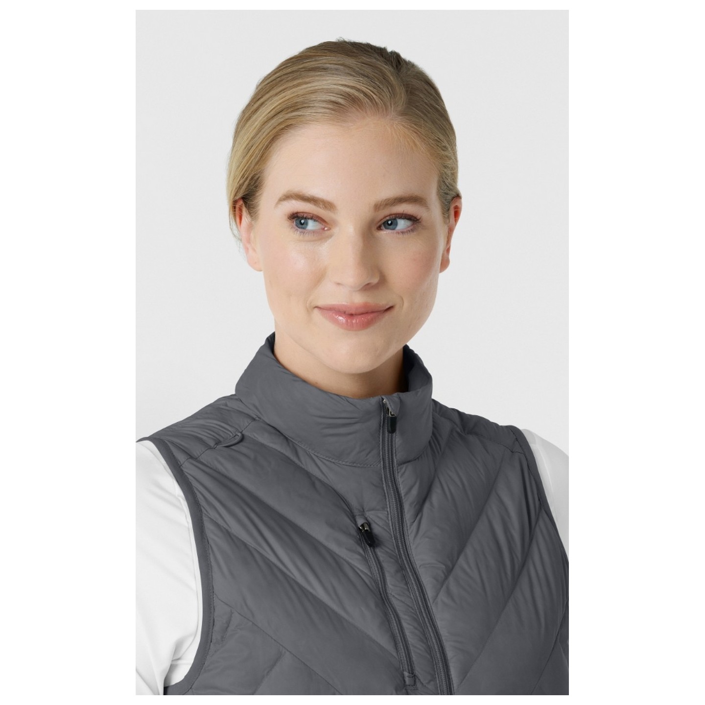 8277 Layers Quilted Puffer 6 Pocket Scrub Vest by WINK