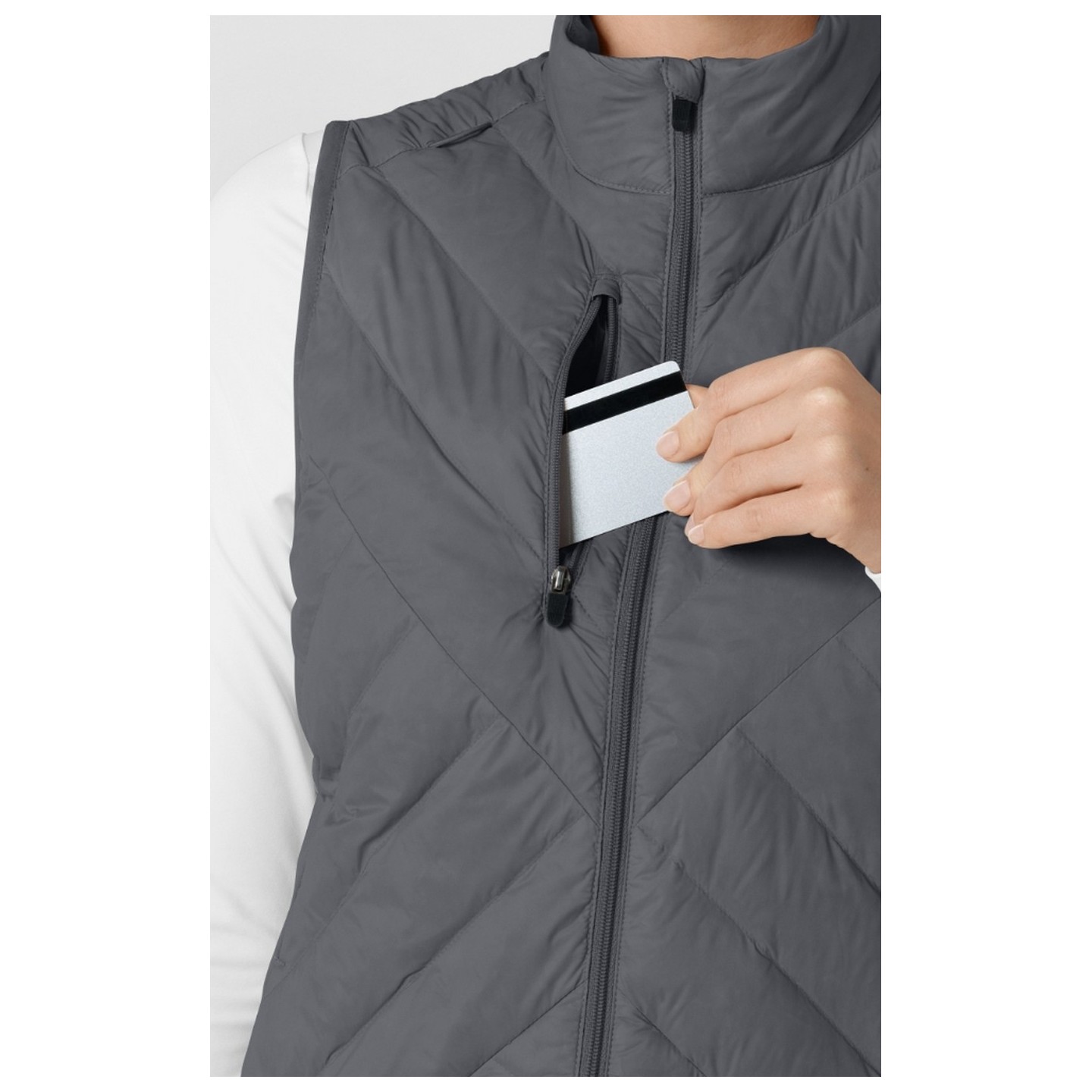 8277 Layers Quilted Puffer 6 Pocket Scrub Vest by WINK