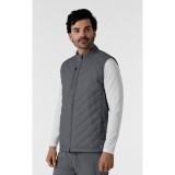 8377 Layers Men's Quilted Puffer 6 Pocket Scrub Vest by WINK