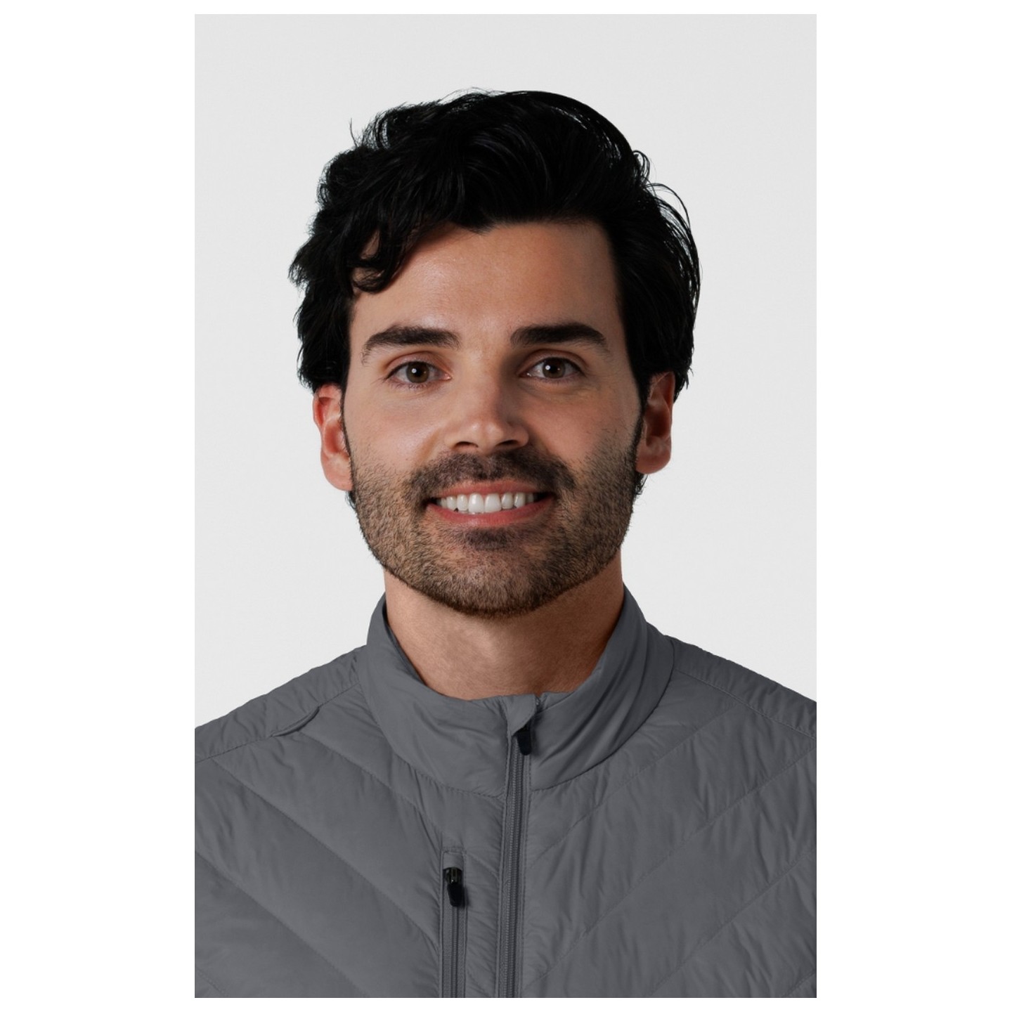 8377 Layers Men's Quilted Puffer 6 Pocket Scrub Vest by WINK