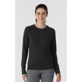 2139 Layers Long Sleeve Underscrub Top with Watch Windows by WINK