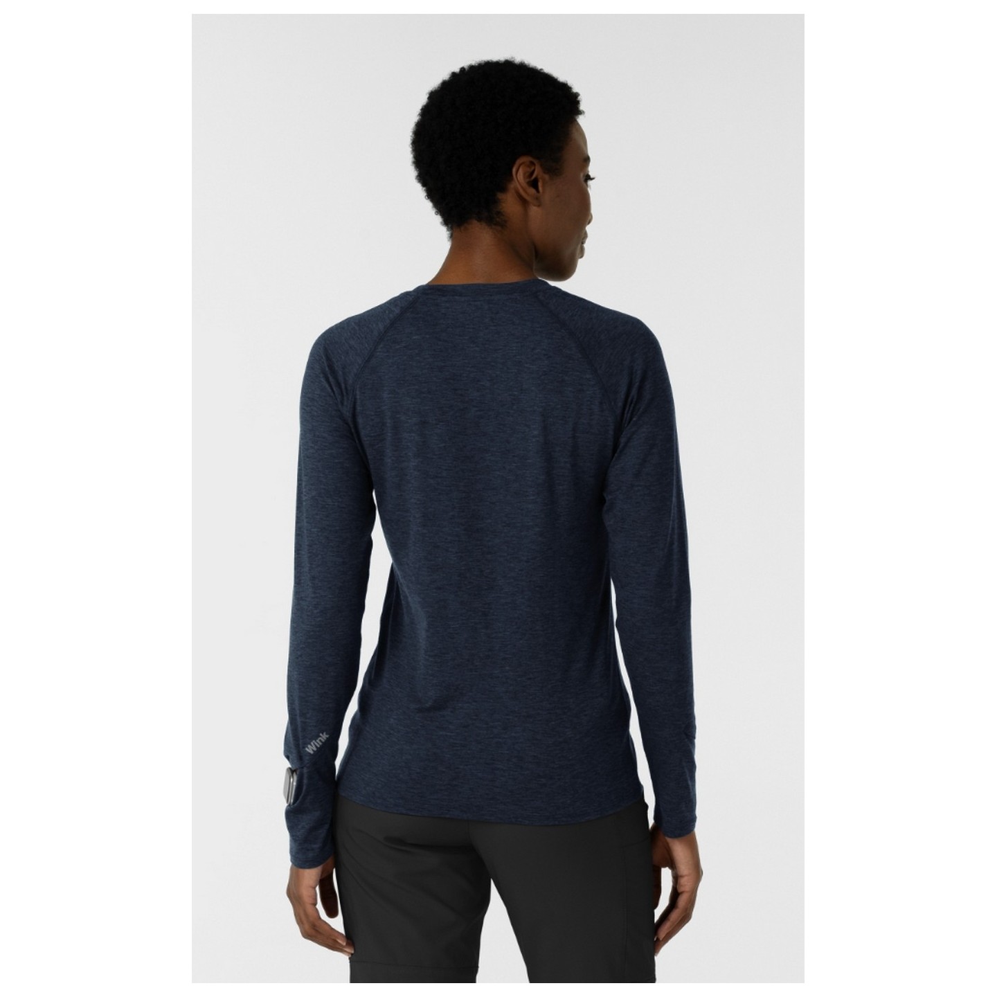 2139 Layers Long Sleeve Underscrub Top with Watch Windows by WINK