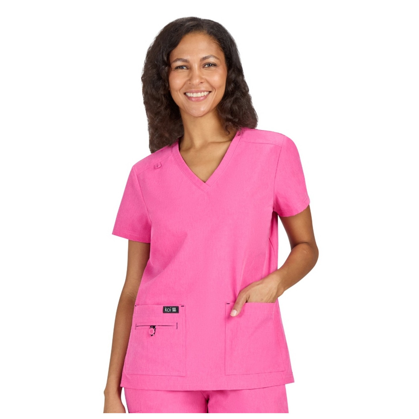 373 koi Basics Haut Becca à Col en V avec 4 Poches