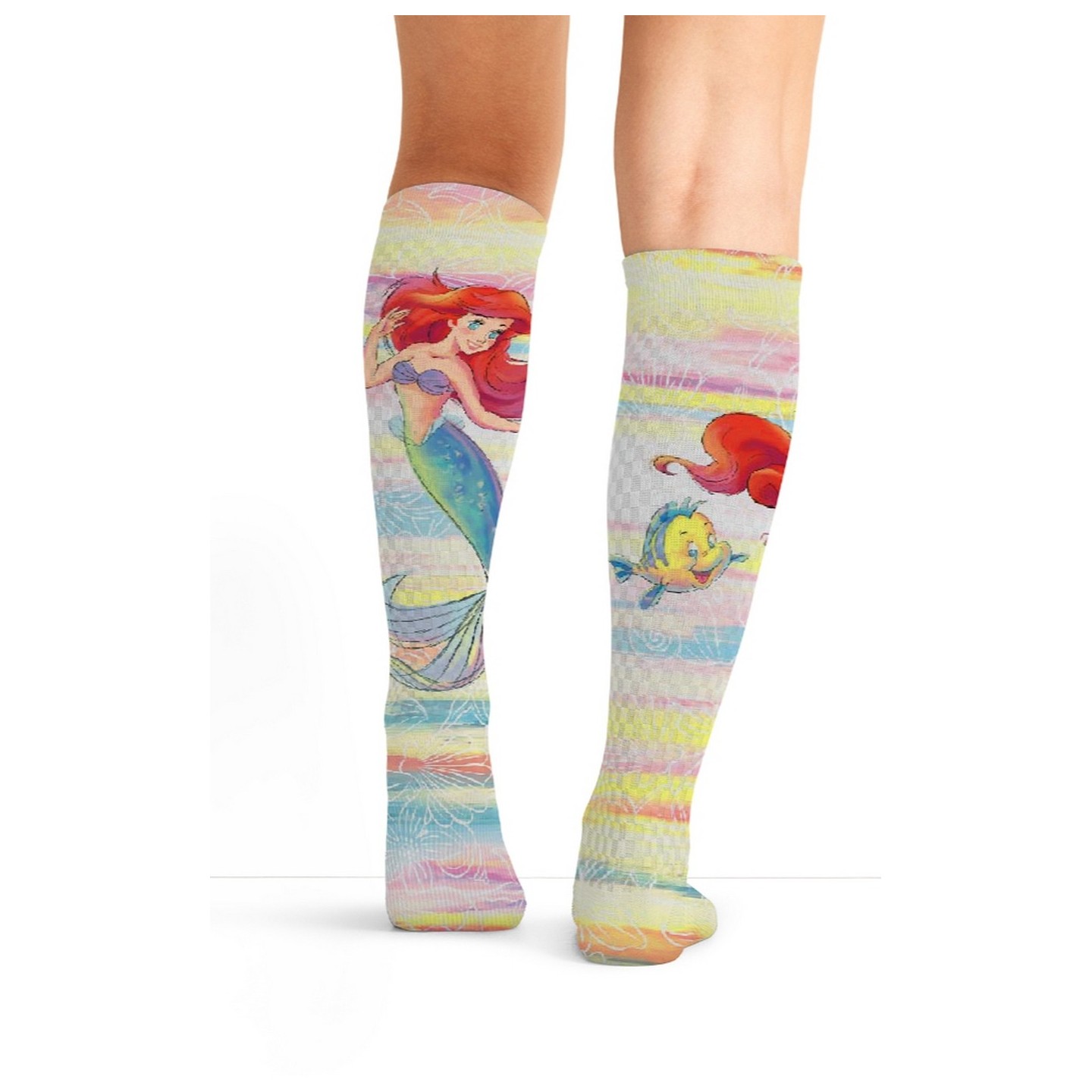 Comfort Support Tooniforms High Compression Print Socks - Ariel World