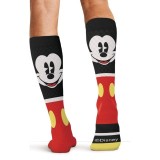 Men's Tooniforms Print Support Graduated Compression Socks by Cherokee Uniforms - Happy Go Mickey