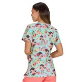 1132PRA Artist Series Kiana Print Top by koi - Hula Lulu